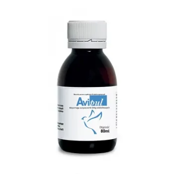 AVIMEDICA Avipul - Wspomaga oczyszczanie dróg oddechowych u ptaków egzotycznych 80 ml